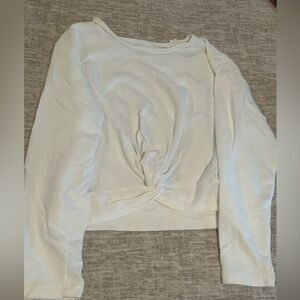 Aerie cropped twist sweater